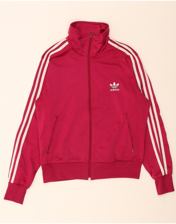 Adidas Damen Graphic Trainingsanzug Top Jacke EU 42 Mittelrosa Polyester
