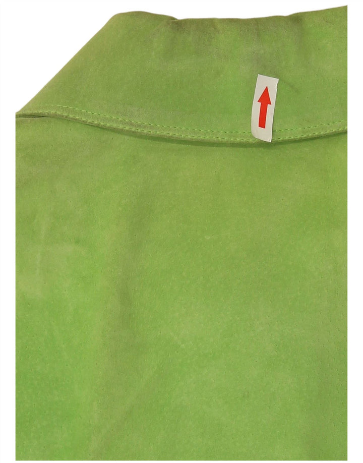 Gai Mattiolo Damen Wildlederjacke UK 16 Large Grün
