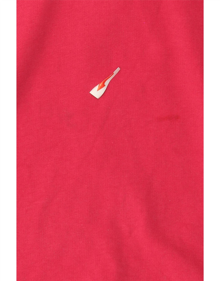 White Stuff Damen-Sweatshirt mit Reißverschluss am Hals, UK 12, mittelrosa, Baumwolle
