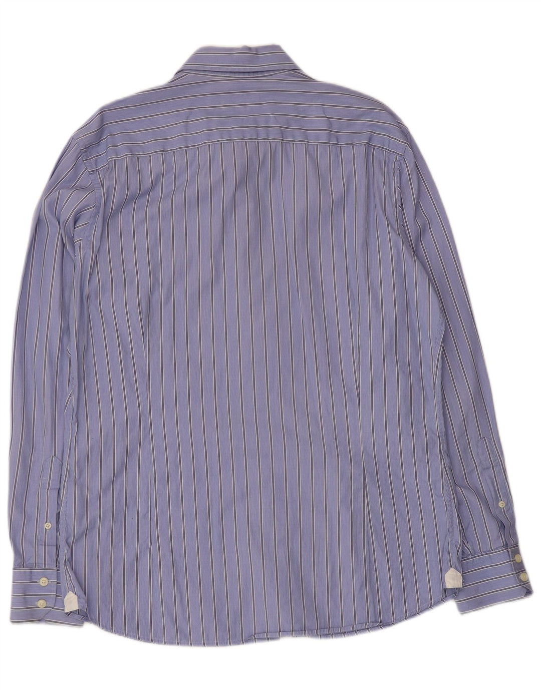 Hackett Herren-Slim-Fit-Hemd, groß, blau gestreift, Baumwolle