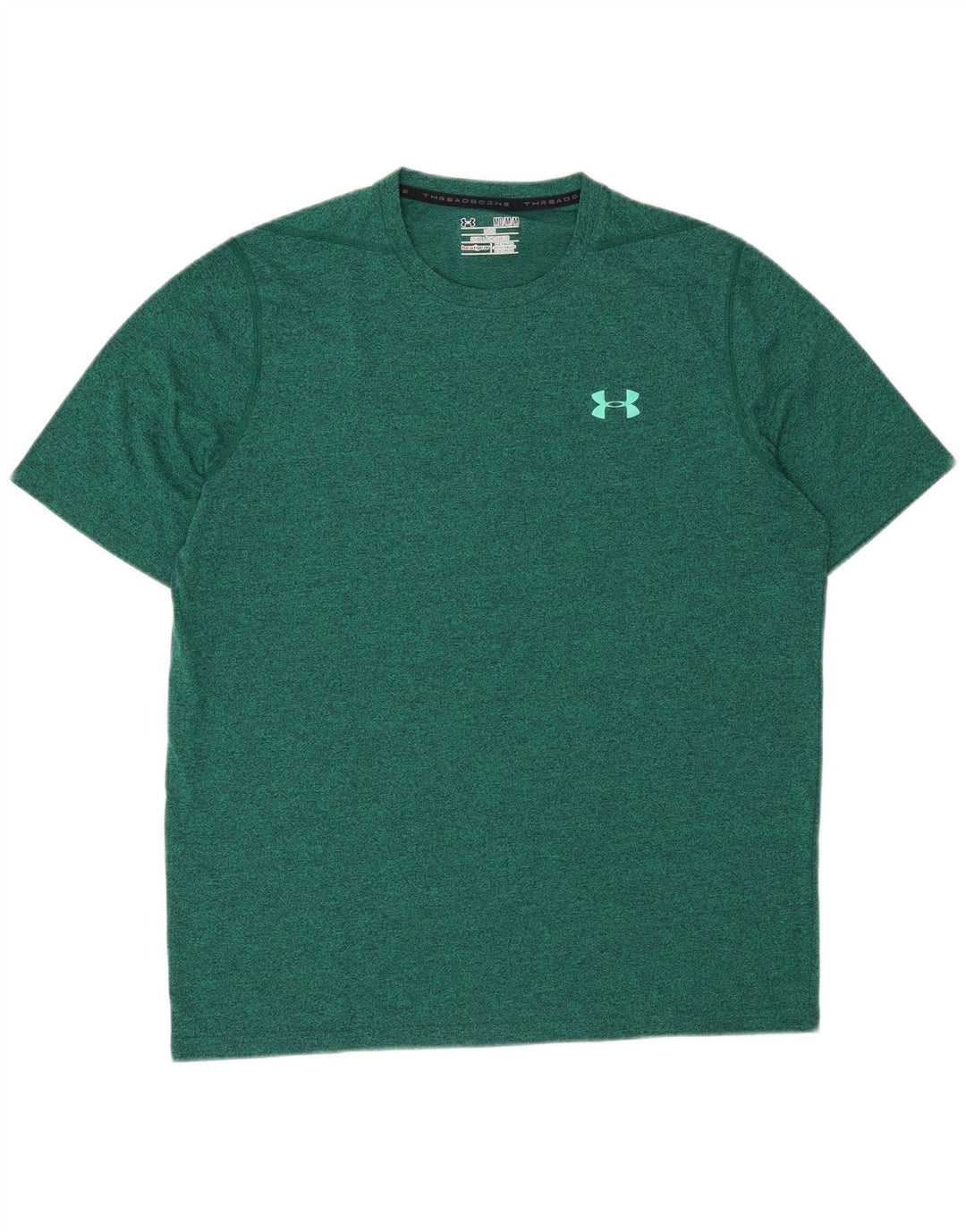 Under Armour Herren lockeres T-Shirt-Oberteil Mittelgrün meliert