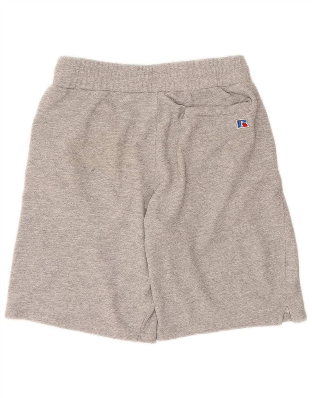 Russell Athletic Herren-Sportshorts aus mittelgrau gesprenkelter Baumwolle