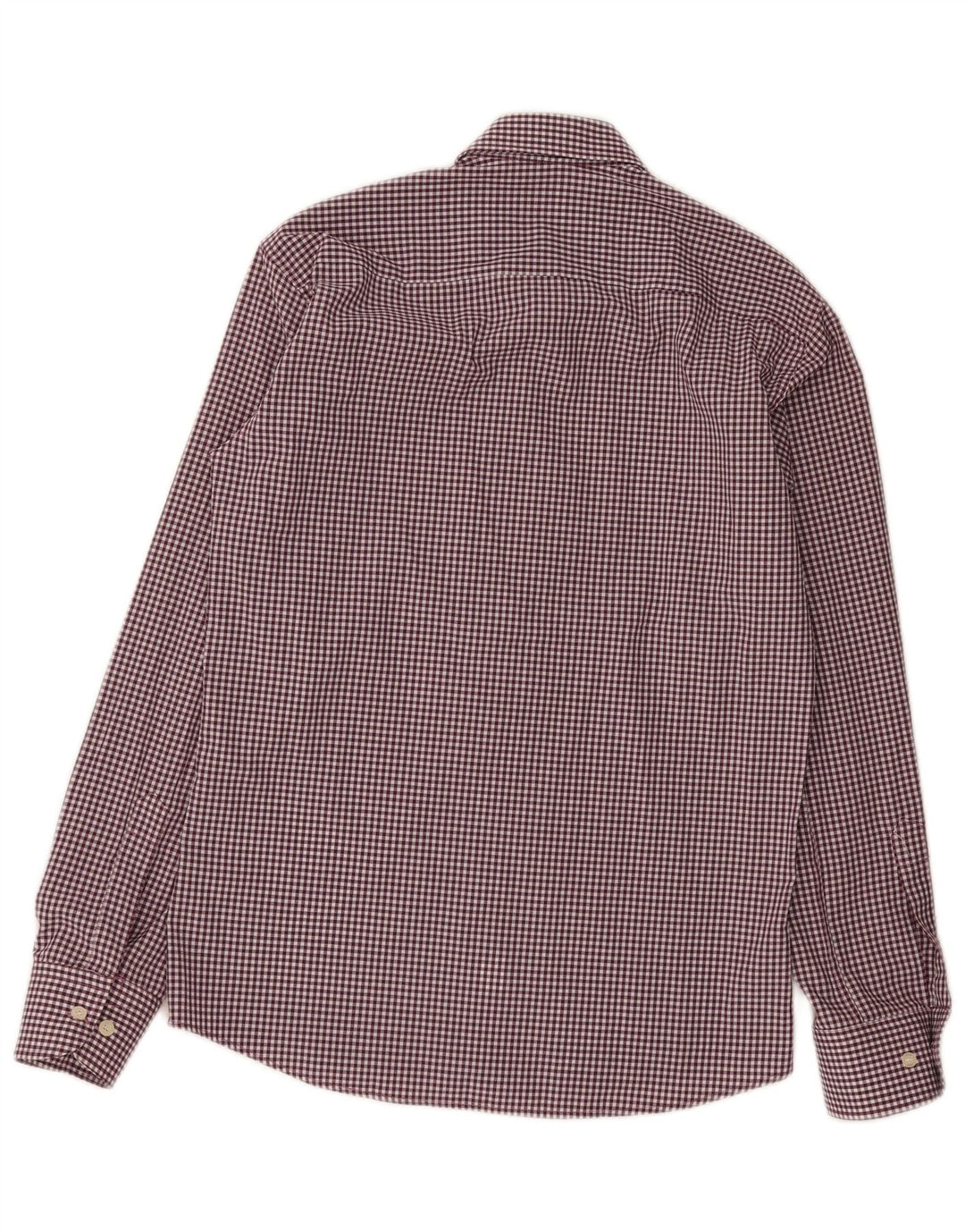 Gant Herrenhemd, groß, Burgunderrot, Gingham