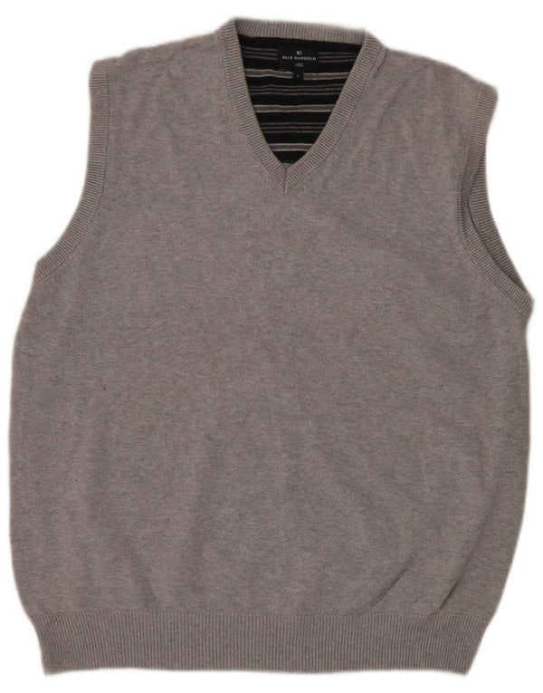 Marks & Spencer Herren Blue Harbor Vest Tank Top Large Grau
