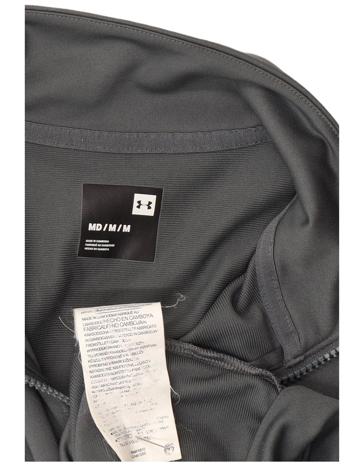 Under Armour Herren-Trainingsanzugoberteil mit normaler Passform, Mittelgrau, Farbblock