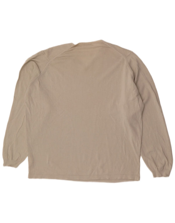 Marks & Spencer Herren Top Langarm XL Beige Baumwolle