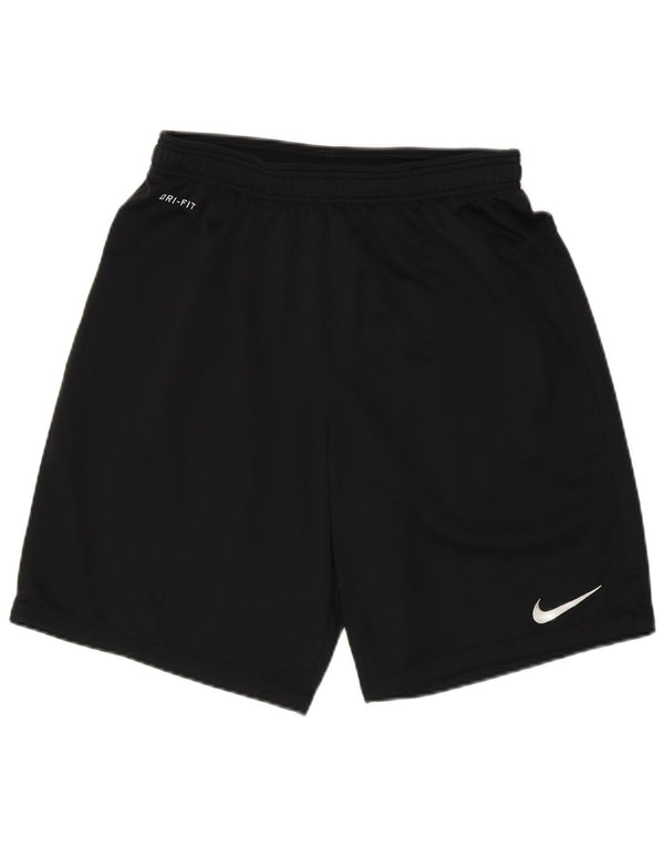 Nike Dri Fit Sportshorts für Jungen, 12–13 Jahre, Größe L, Schwarz, Polyester