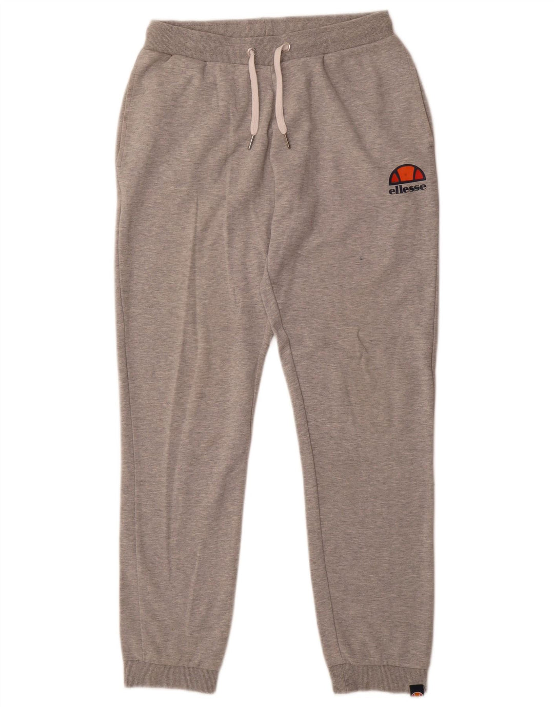 ELLESSE Womens Tracksuit Trousers Joggers UK 12 Medium  Grey Cotton