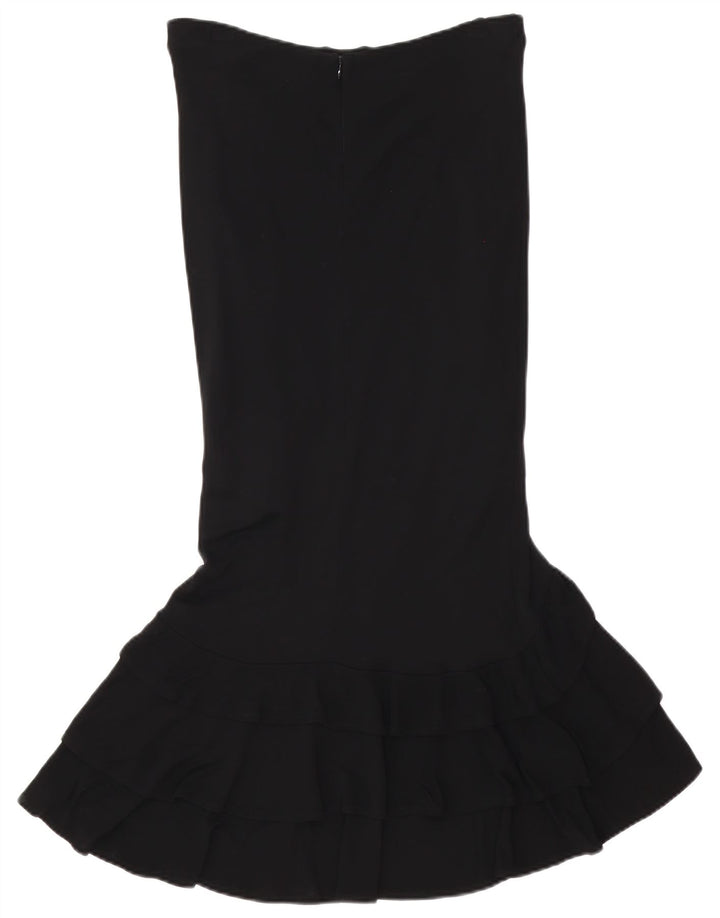Luisa Spagnoli Damen Stufenrock Medium W30 Schwarz