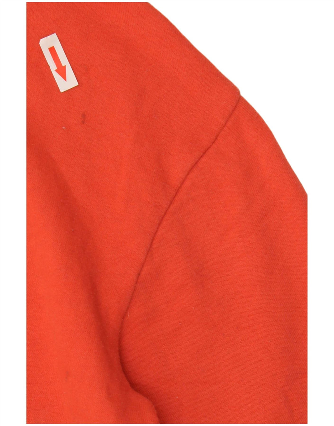 Marks & Spencer Damen Übergroßer Kapuzenpullover UK 12 Mittelorange Baumwolle