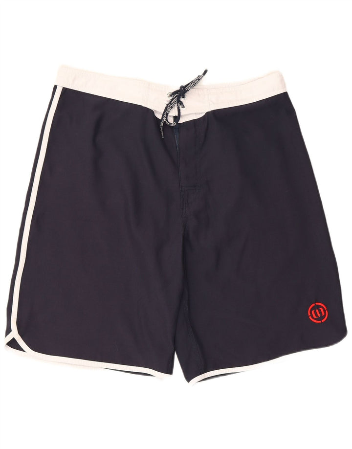 Animal Herren-Badeshorts mit Grafik, groß, marineblaues Polyester