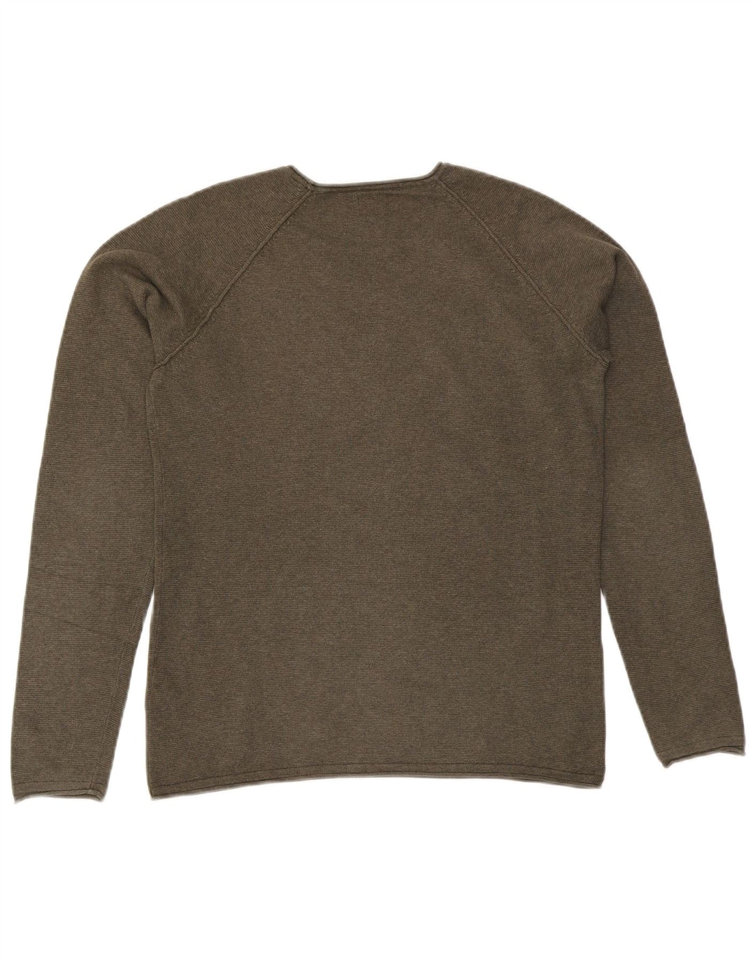 Jack & Jones Herren-Pullover mit U-Boot-Ausschnitt, Größe S, Khaki, Baumwolle