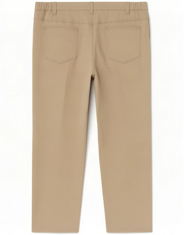 Marks & Spencer Damen-Freizeithose mit weitem Bein, UK 22 3XL W42 L30 Beige