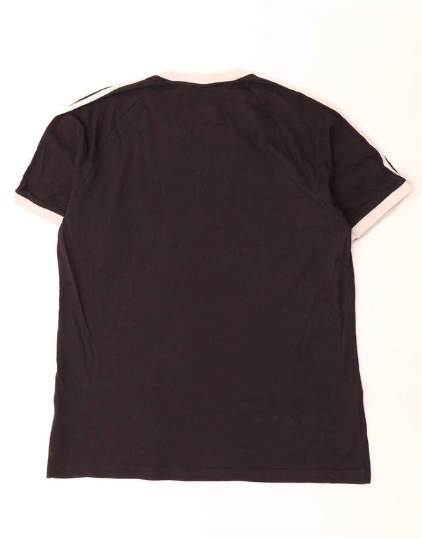 Adidas Herren T-Shirt Top XL Schwarz Baumwolle