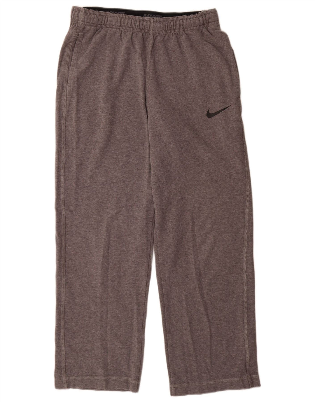 Nike Herren Dri Fit Trainingshose, Größe L, Grau meliert
