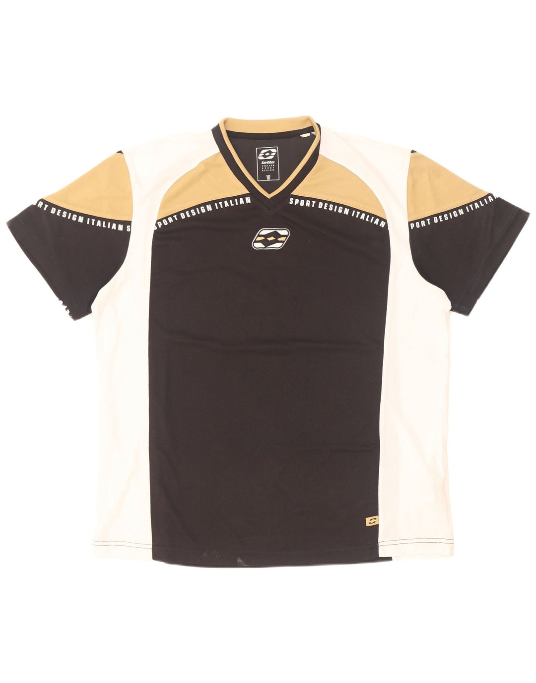 Lotto Herren-T-Shirt mit Grafik, XL, mehrfarbig, Colourblock-Polyester