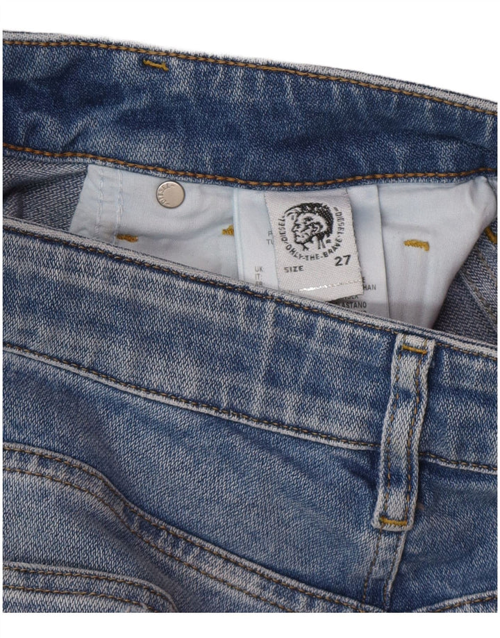 Diesel Herren Slim Jeans W27 L32 Blaue Baumwolle