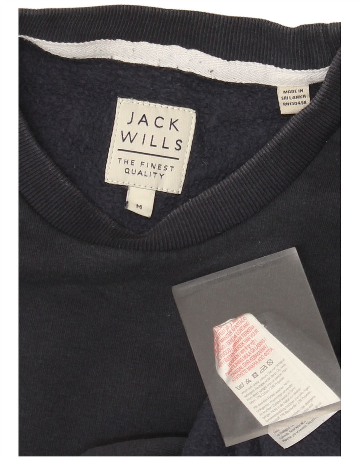 JACK WILLS Herren-Sweatshirt, mittelgroß, marineblau, Baumwolle