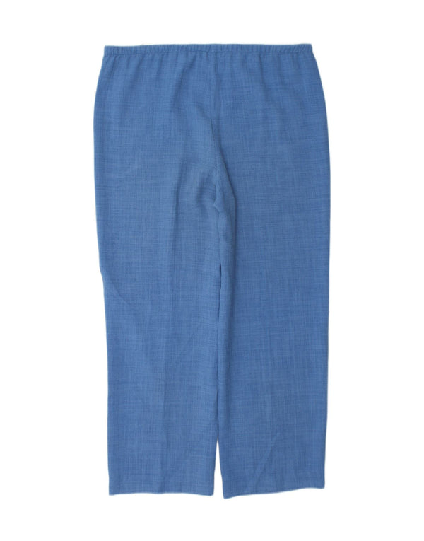 Marks & Spencer Damen Gerade Freizeithose UK 14 Large W36 L28 Blau