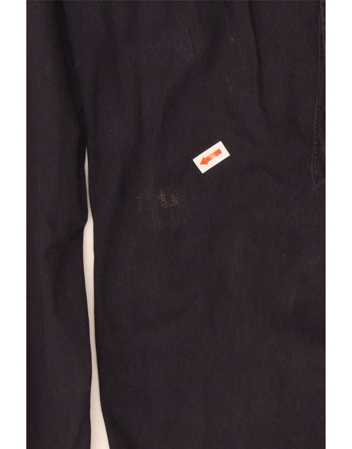 French Connection Gerade Cargohose für Herren, Größe M, W32, L31, Schwarz, Baumwolle