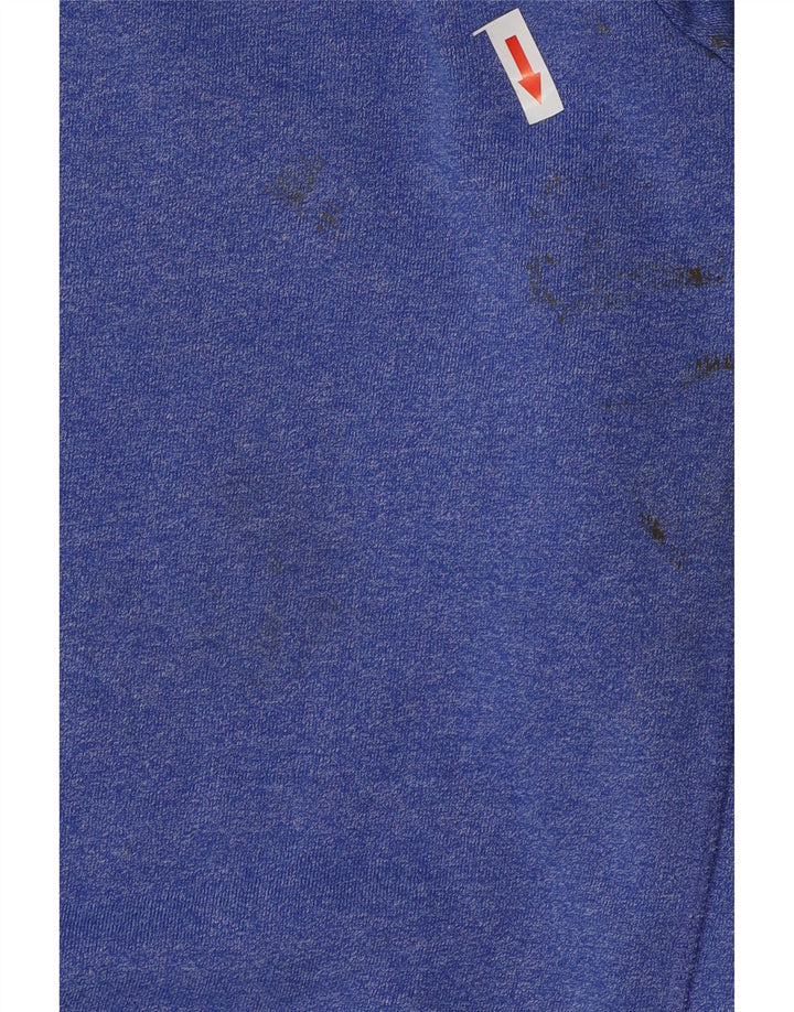 Superdry Herren-Sweatshirt mit Grafik, Größe L, aus blauer Baumwolle