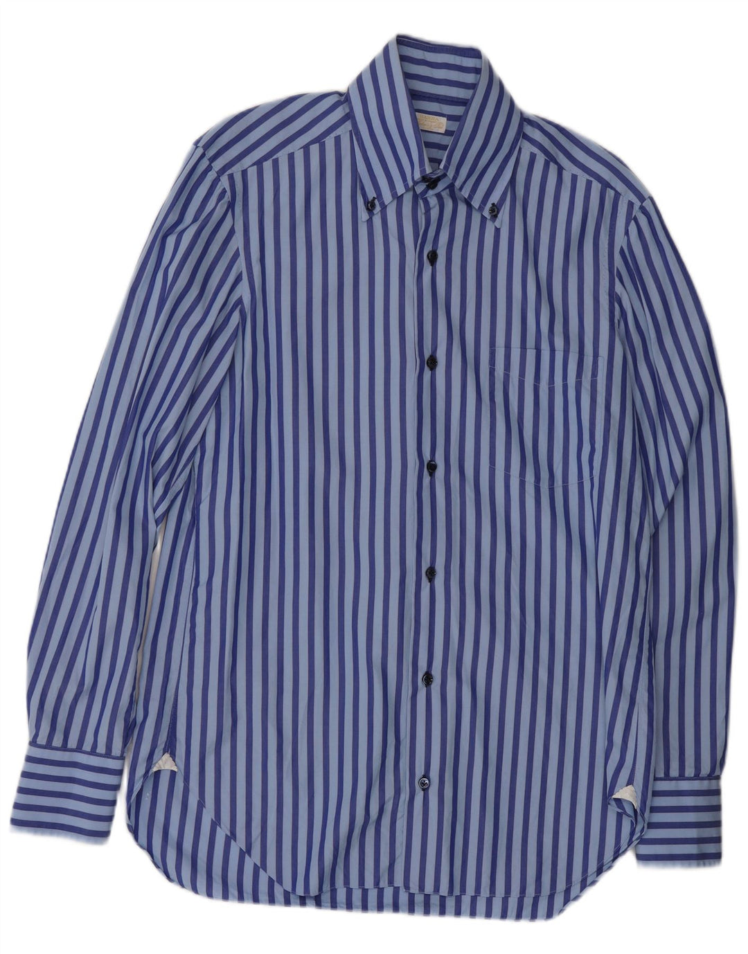 Barba Damen Hemd Größe 40 15 Mittelblau gestreift