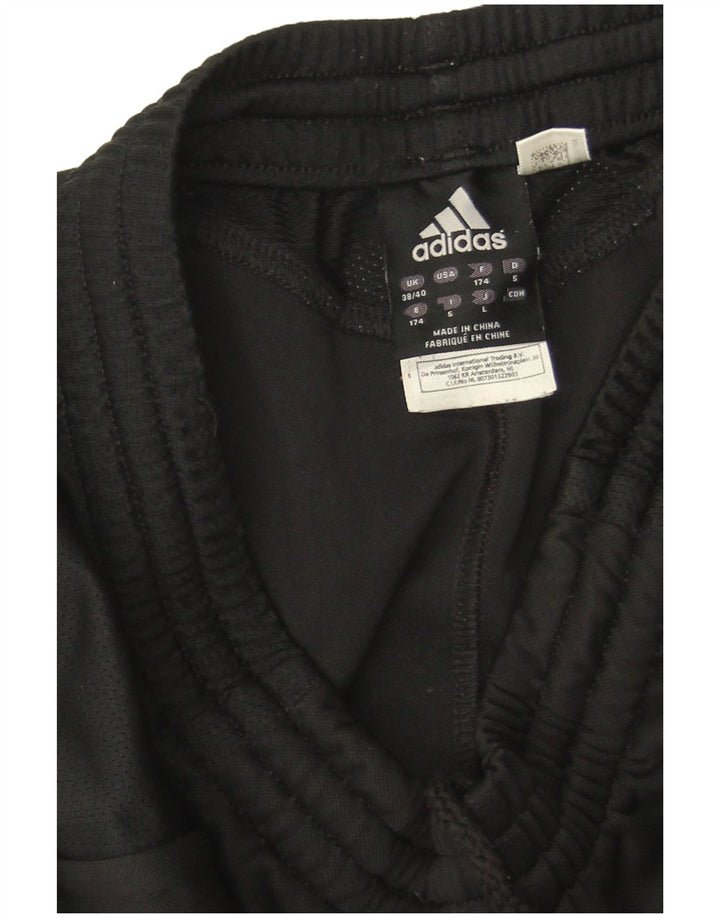 Adidas Herren-Trainingshose UK 38/40 Mittelschwarzes Polyester