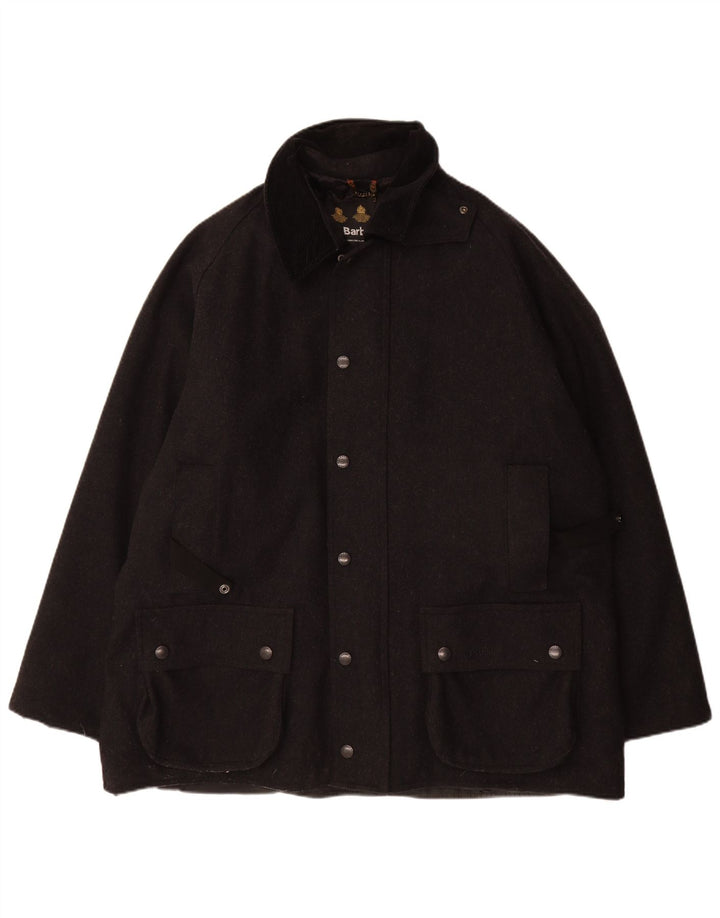 Barbour Herrenmantel UK 42 XL Schwarz