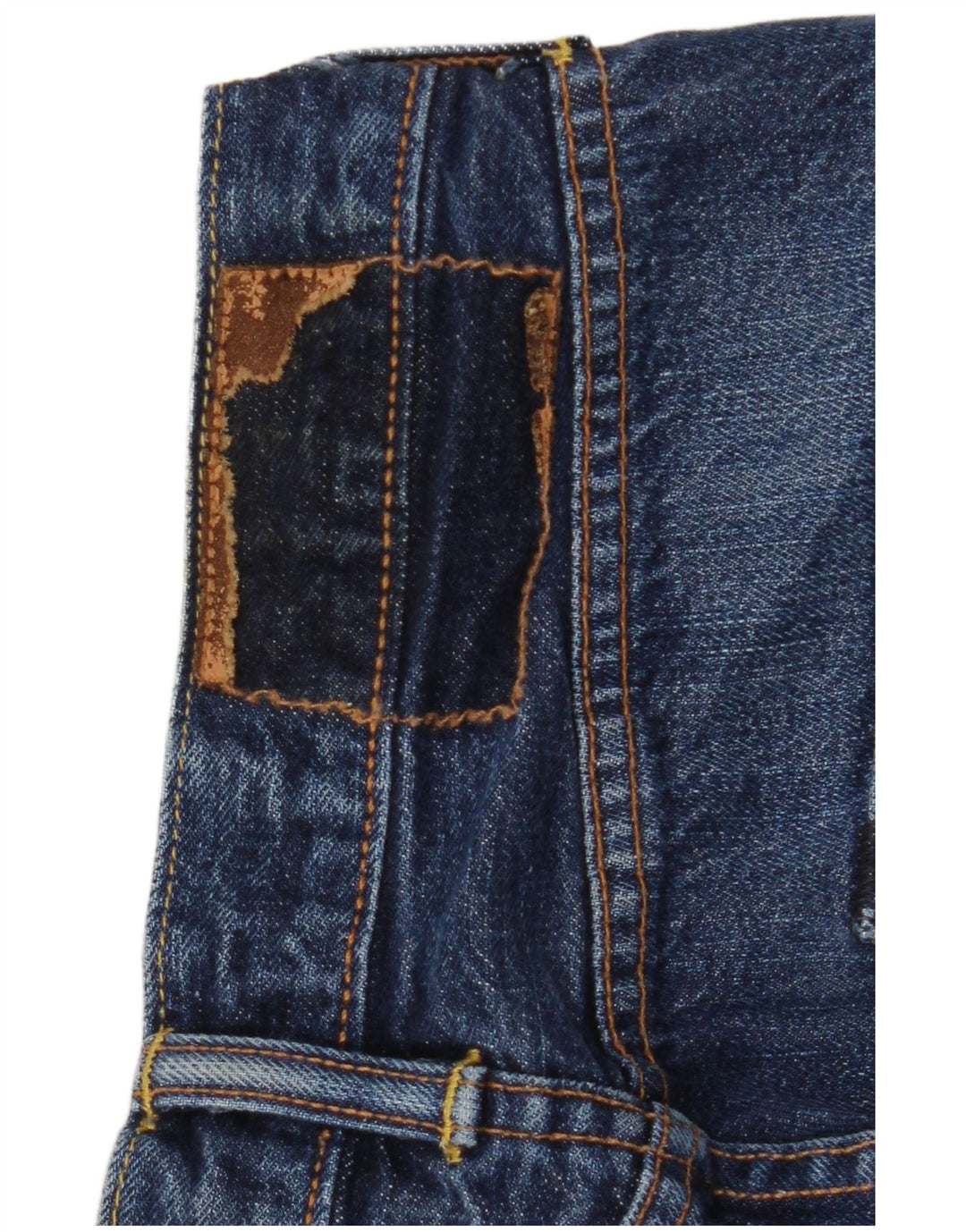 Levi's Herren Straight Jeans W28 L32 Marineblaue Baumwolle