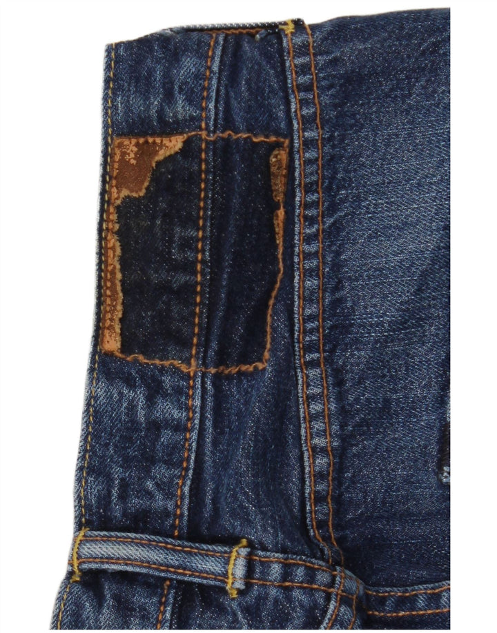 Levi's Herren Straight Jeans W28 L32 Marineblaue Baumwolle