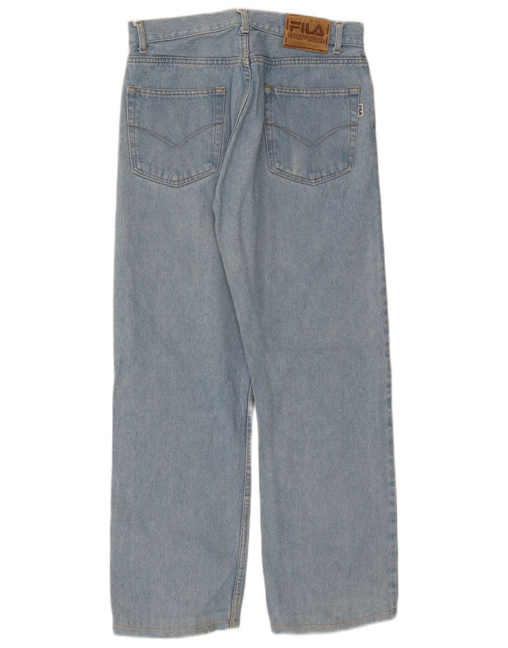 FILA Herren Straight Jeans W30 L28 Blau