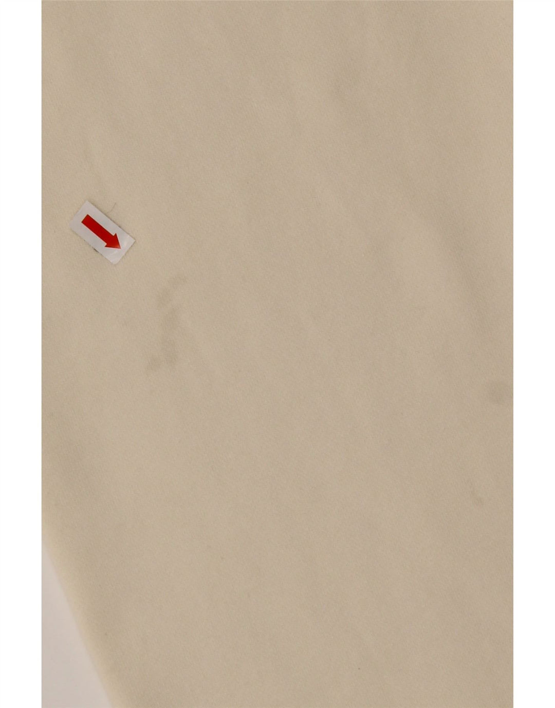 REEBOK Herren-Sweatshirt mit lockerer Passform und Reißverschluss am Hals, mittlere, cremefarbene Baumwolle