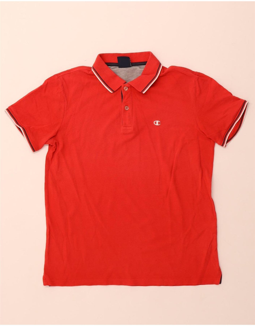 CHAMPION Herren-Poloshirt, Größe S, Rot