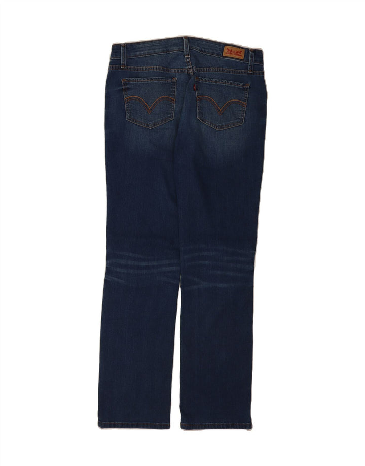LEVI'S Womens Straight Jeans W29 L32 Navy Blue Cotton Vintage Levi's and Second-Hand Levi's from Messina Hembry 