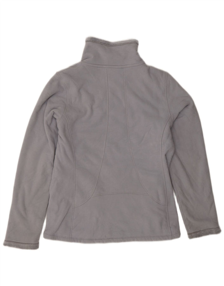 THE NORTH FACE Damen Fleecejacke UK 14 Mittelgraues Polyester