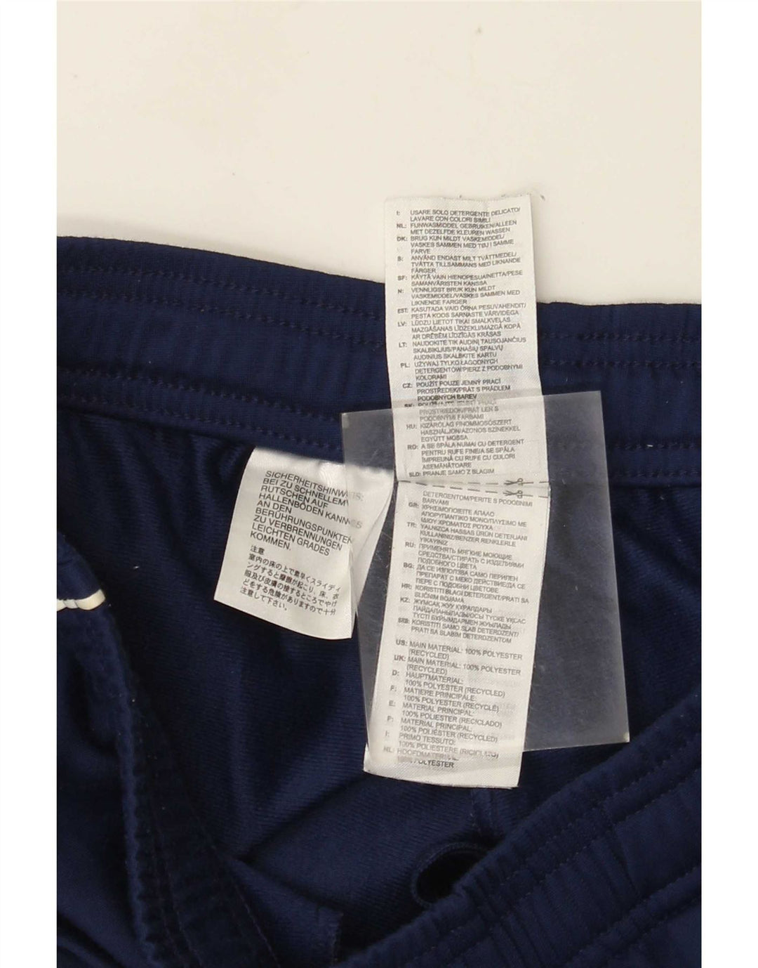 Adidas Herren-Trainingshose, Joggers, mittleres Marineblau, Polyester