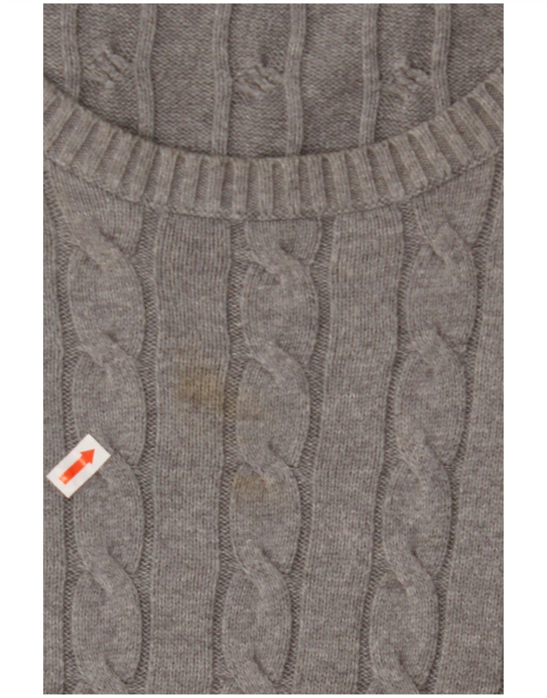 GANT Herren-Pullover mit Rundhalsausschnitt, 3XL, graue Baumwolle