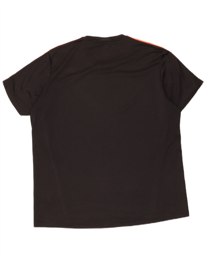 Adidas Herren T-Shirt Top XL Schwarz Polyester