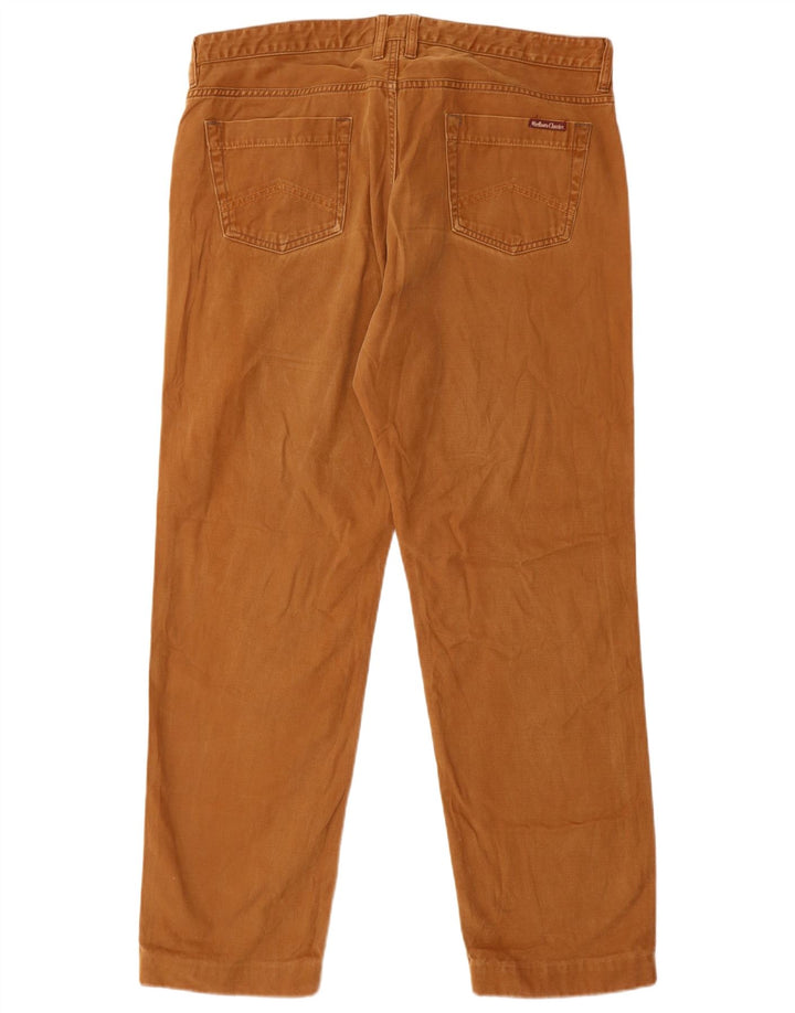 Marlboro Classics Herren Straight Jeans W38 L34 Beige Baumwolle
