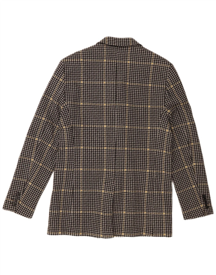 Zweireihiger Herren-Blazer von Zara, Gr. 40, groß, grauer Hahnentrittmuster