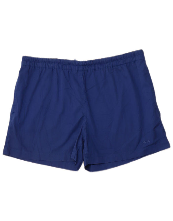 FILA Herren Sportshorts XL Blau Polyester