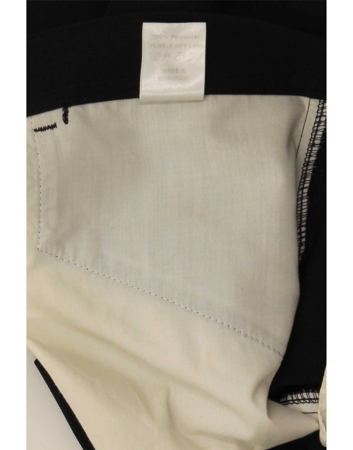 Farah Herren-Freizeithose, gerade, W38, L29, Schwarz, Polyester