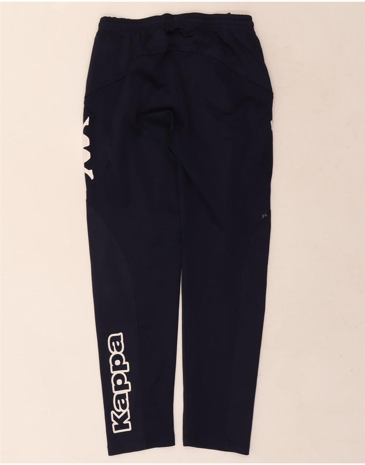 Kappa Jungen-Trainingshose mit Grafik, 11–12 Jahre, marineblaues Polyester