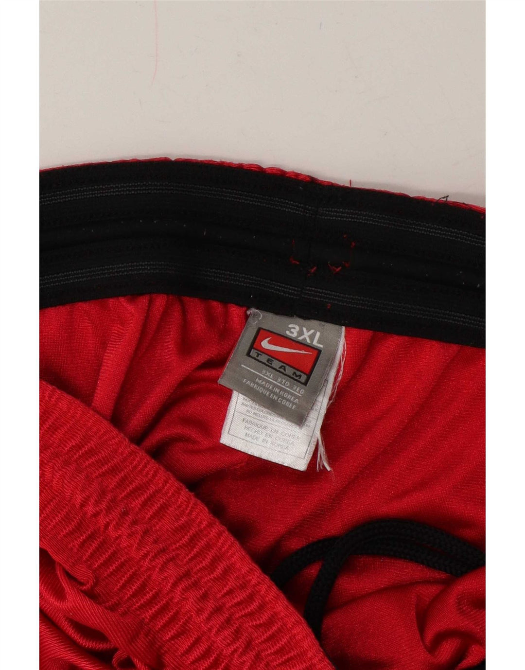 Nike Herren-Sportshorts 3XL, rotes Colourblock-Polyester
