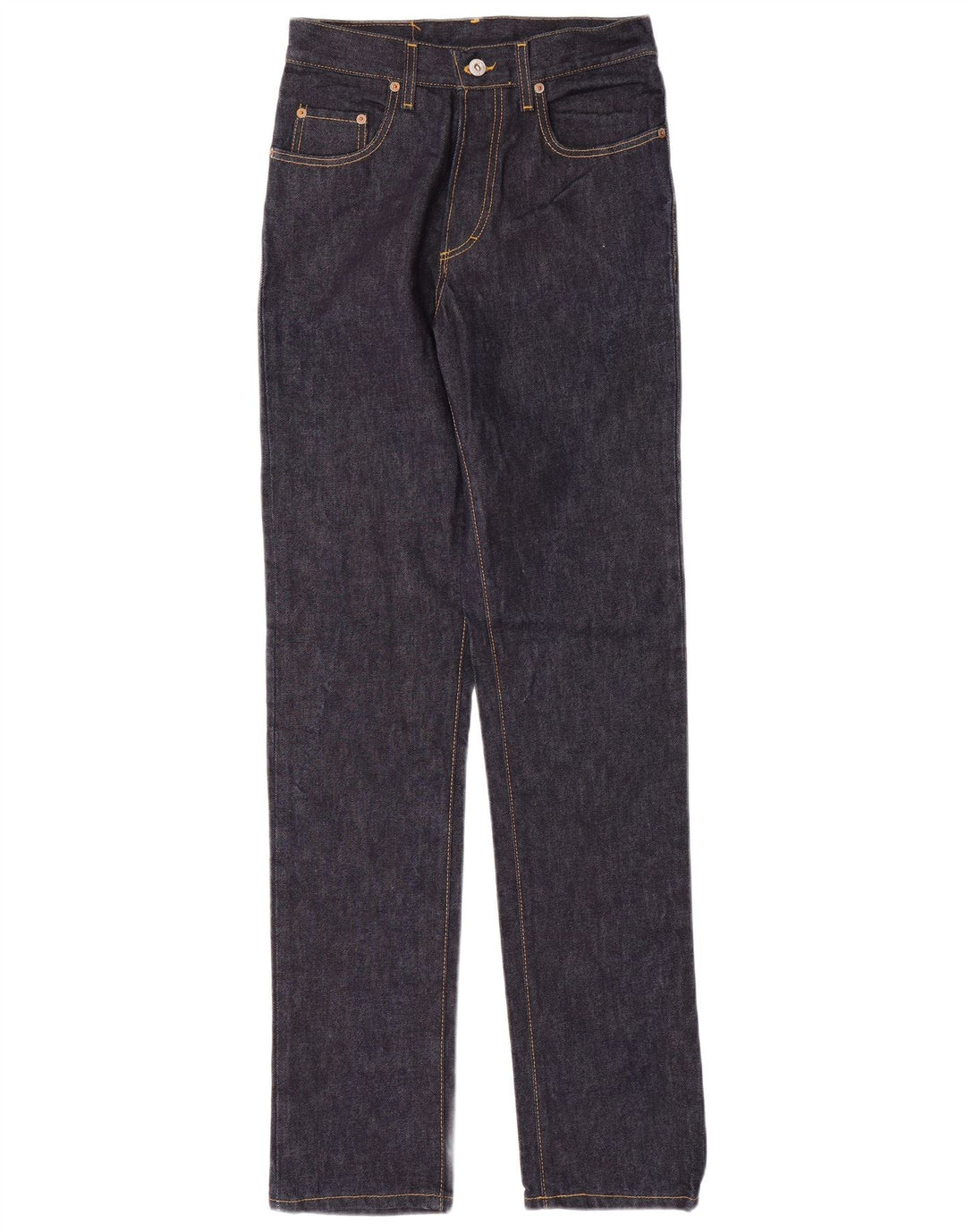 CASUCCI Herren-Jeans mit hoher Taille und geradem Schnitt, W28, L32, marineblau, Baumwolle