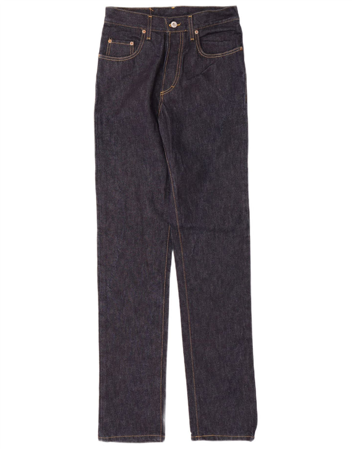 CASUCCI Herren-Jeans mit hoher Taille und geradem Schnitt, W28, L32, marineblau, Baumwolle