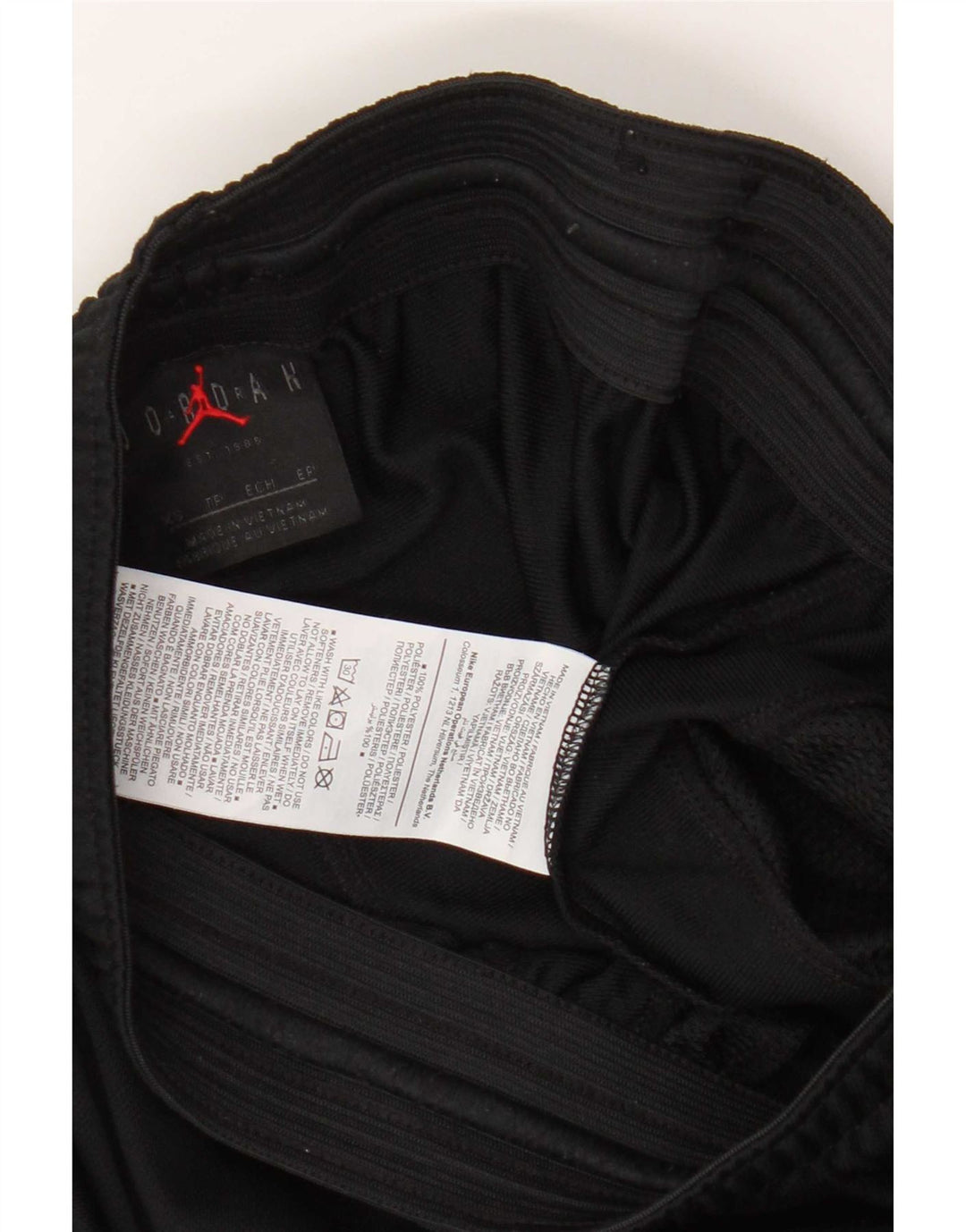 Jordan Herren Dri Fit Trainingshose XS Schwarz Colourblock Polyester