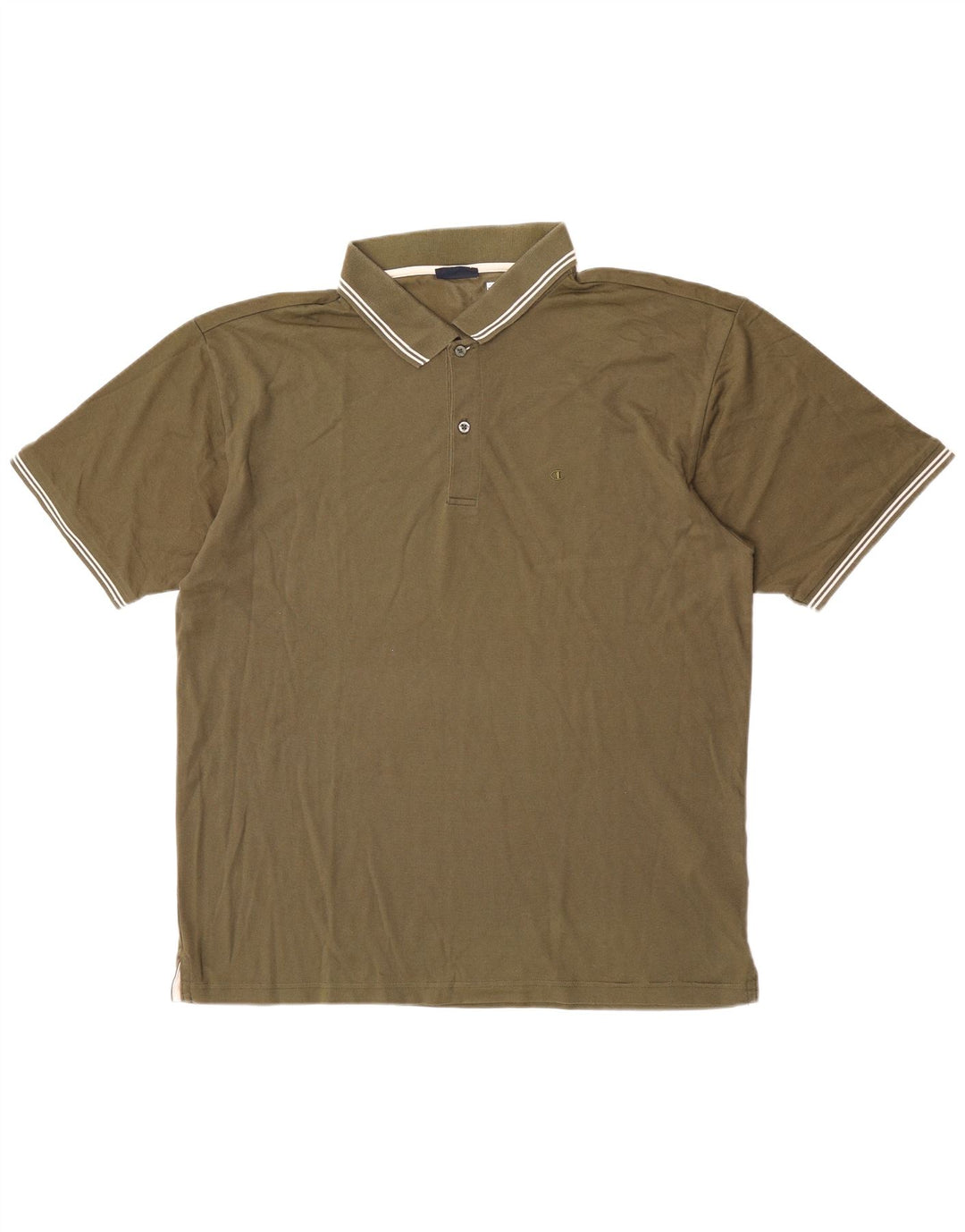 Champion Herren Poloshirt 3XL Khaki Baumwolle