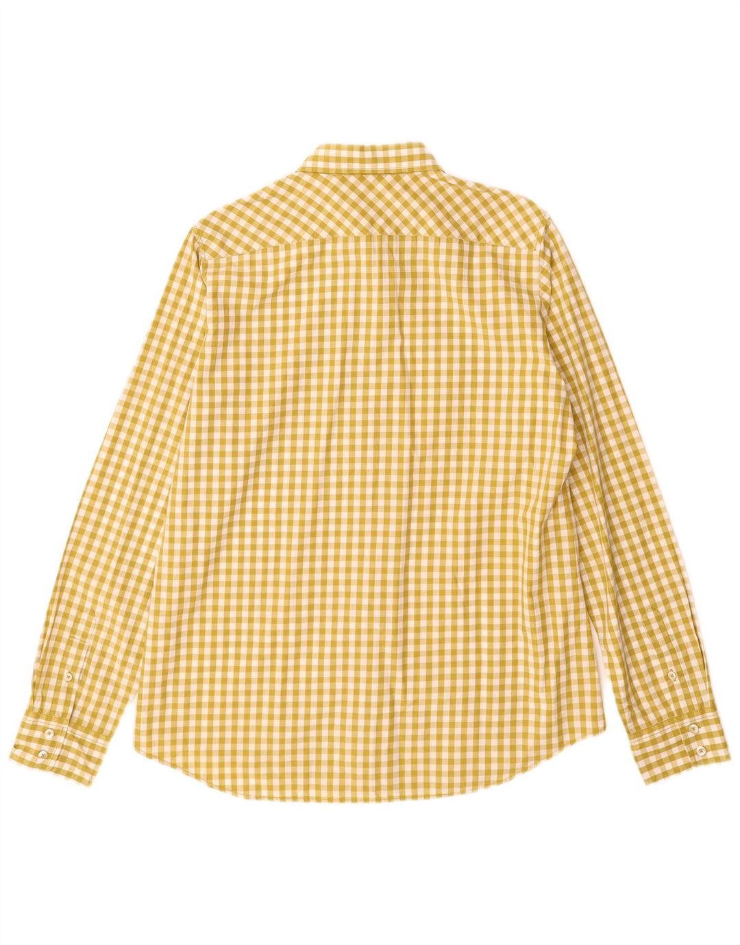 MARC O'POLO Damen-Oversize-Hemd IT 40, kleine grüne Gingham-Baumwolle