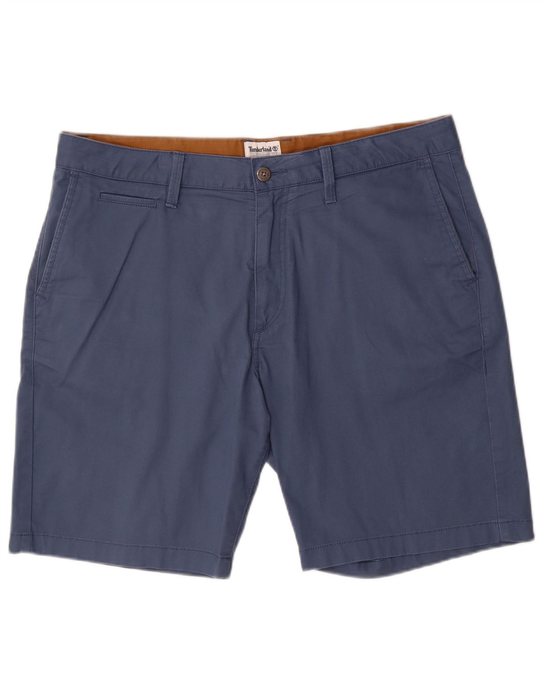 TIMBERLAND Herren Chinoshorts W36 Große blaue Baumwolle